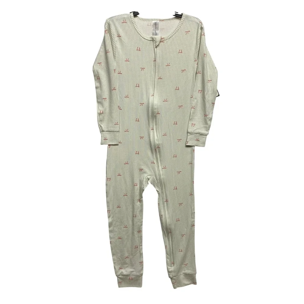 Modern Moments by Gerber Toddler Girls 2pc‎ Set Cherry Bows Sage Cream 5T NWt